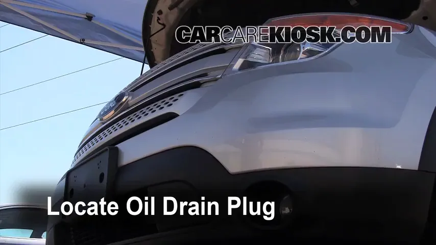 2011 Ford Explorer XLT 3.5L V6 Oil Change Oil and Oil Filter